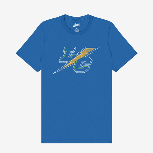 Distressed Lehman College Logo T-shirt